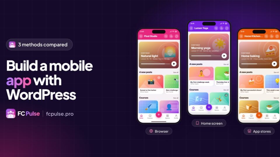 Create a mobile app with WordPress: the 3 methods