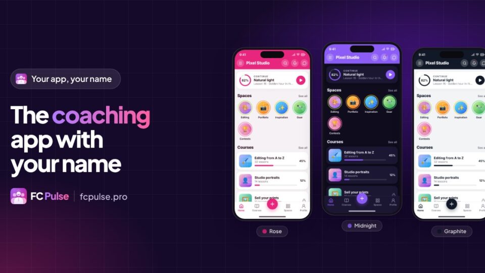 Your coaching app, under your name