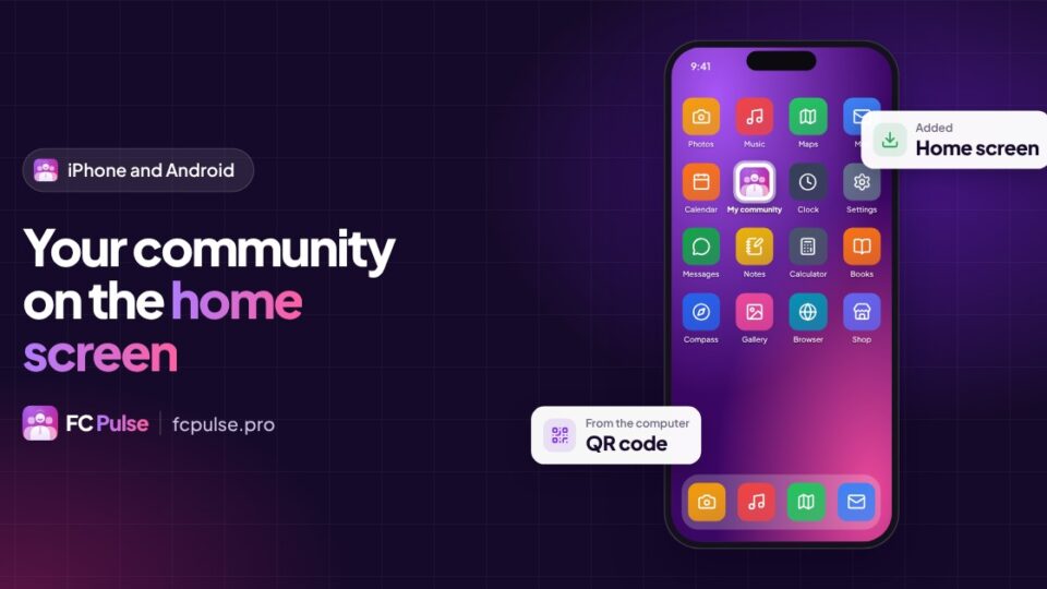 Install your community on the home screen, step by step