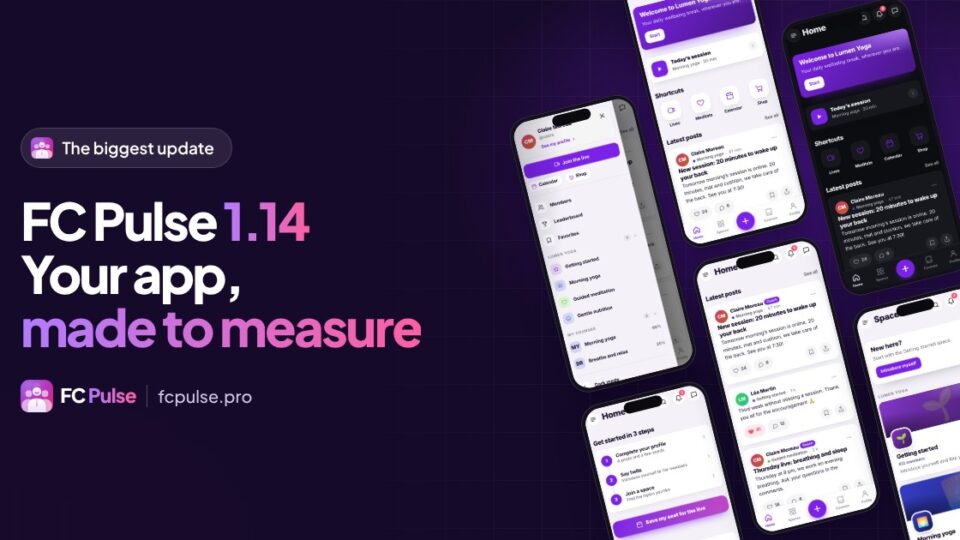 FC Pulse 1.14: your community gets a made-to-measure app
