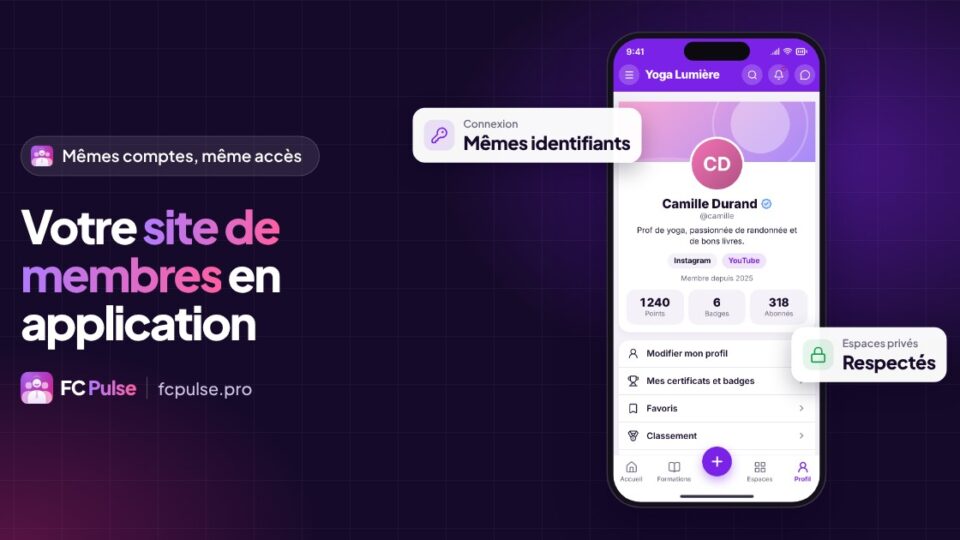 Transformer votre site de membres en application mobile